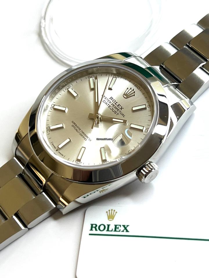 Rolex | Datejust | 126300 | Steel | 41 mm | Steel | Silver (solid) | Automatic