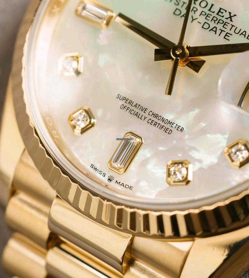 Rolex | Day-Date | 128238 | 36 x 43 mm | Yellow gold | Automatic