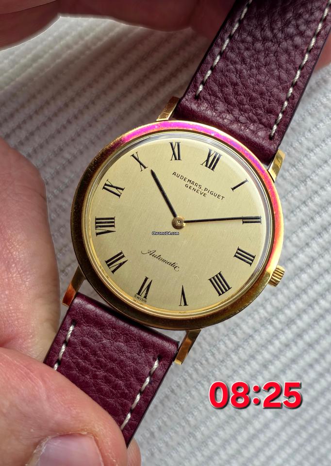 Audemars Piguet Automatic K2120 JUMBO Gold 18kt Patrimony Ultra Thin NEW OLD STOCK