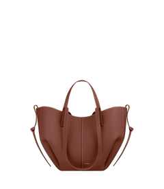 Polene Cyme Mini Textured Cognac