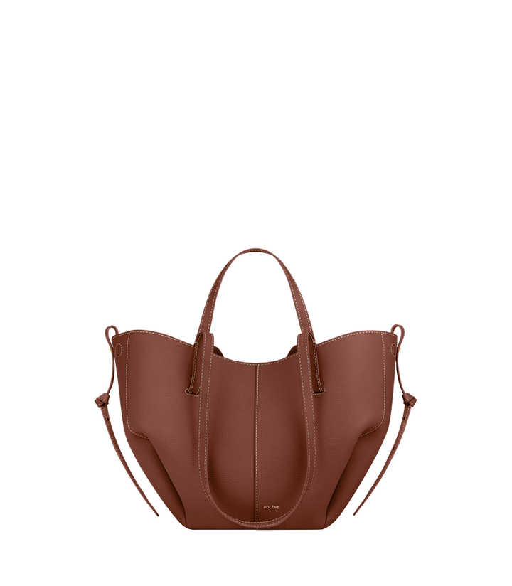 Polene Cyme Mini Textured Cognac