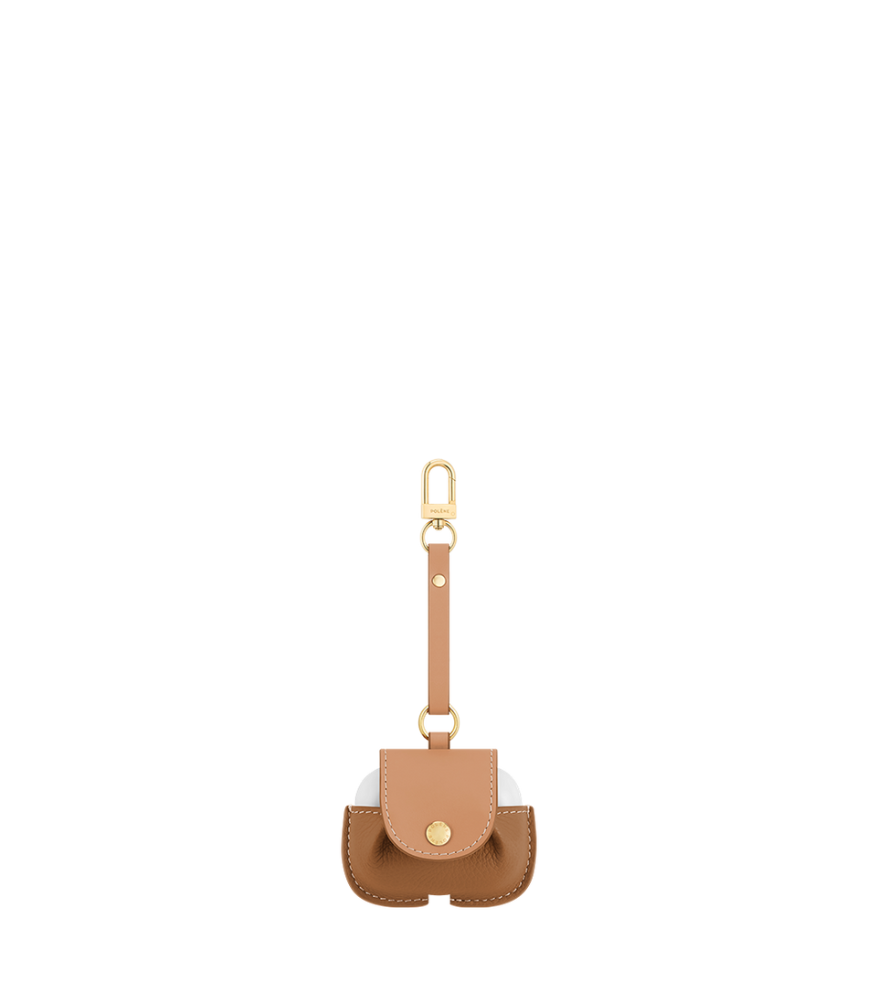 Polene Airpods case Duo Camel
