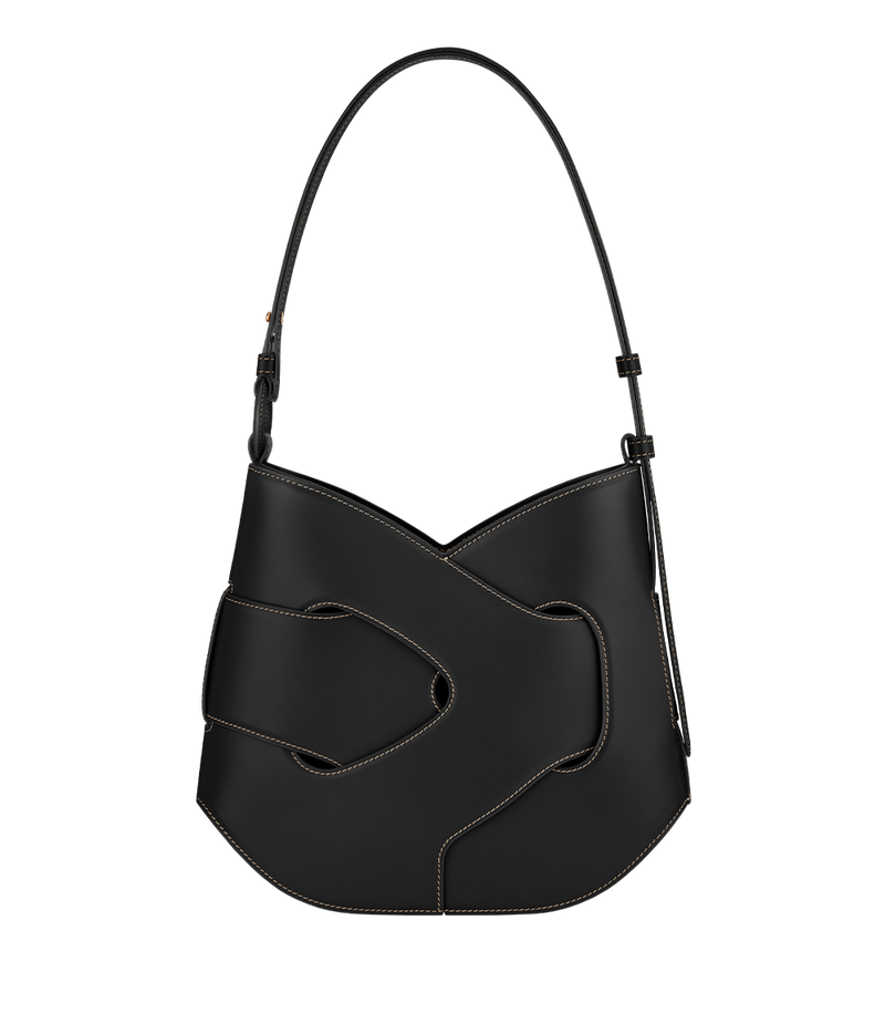 Polene Nodde Hobo Smooth Black
