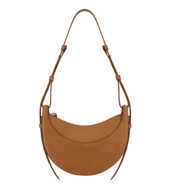 Polene Numero Dix Crocodile Nubuck Cinnamon