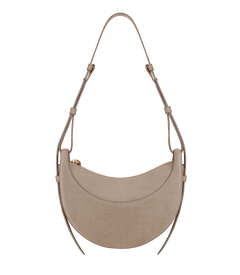 Polene Numero Dix Crocodile Nubuck Taupe