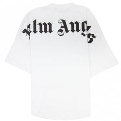 Palm Angels Classic Back Logo Oversized White T-Shirt