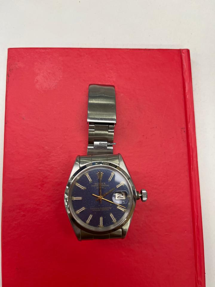 Rolex | Oyster Perpetual | 1500 | Steel | 34 mm | Steel | Blue | Automatic