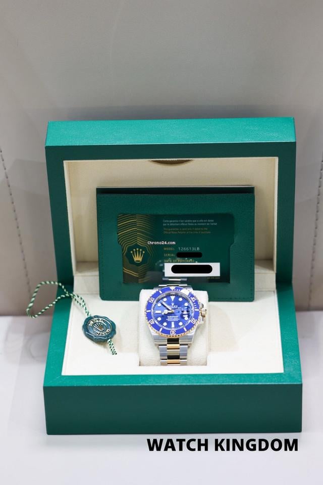 Rolex | Submariner | 126613LB | Yellow gold | 41 mm | Gold/Steel | Blue | Automatic