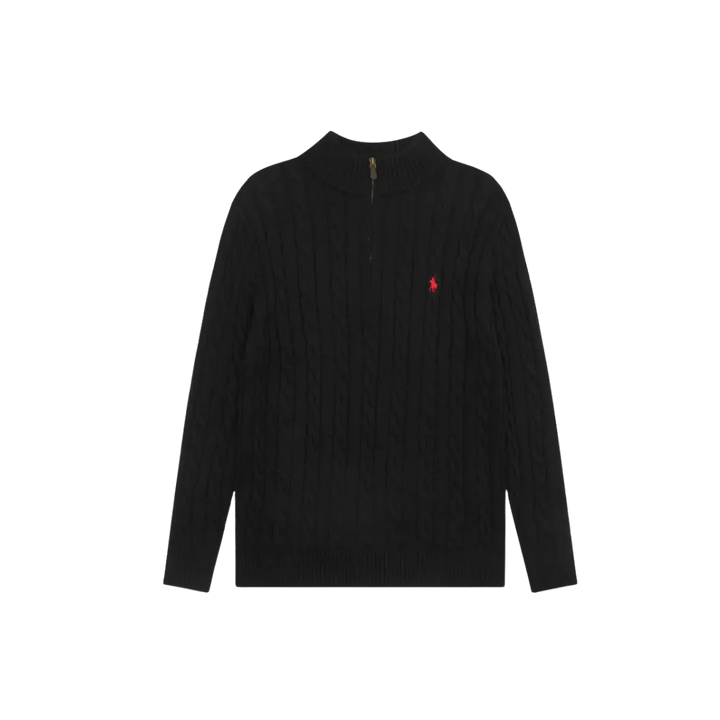 Polo Ralph Lauren Cable Knit Sweater Black