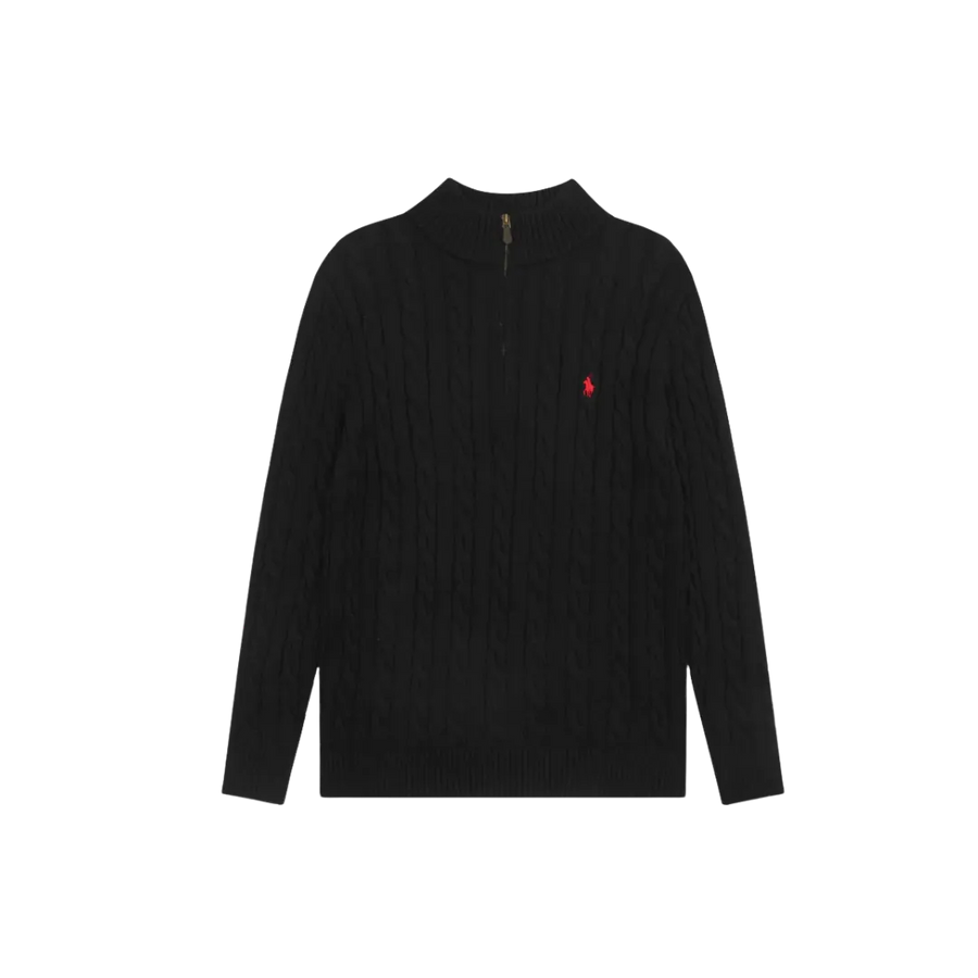 Polo Ralph Lauren Cable Knit Sweater Black