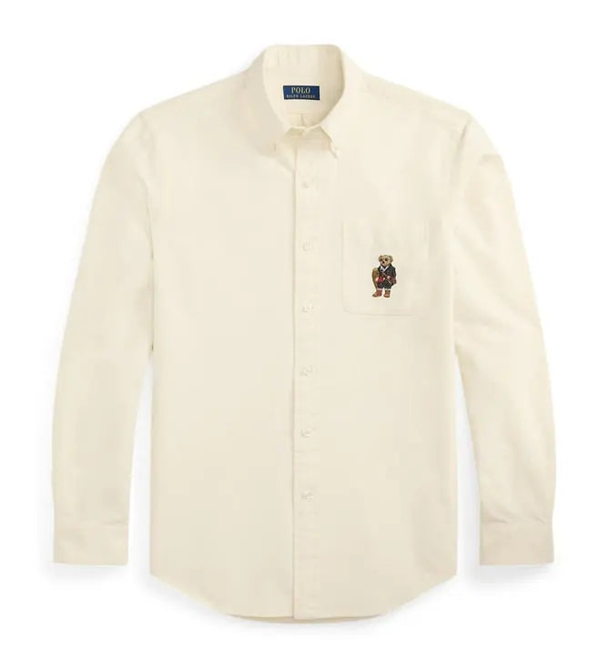 POLO RALPH LAUREN White Graphic Regular Fit Shirt White
