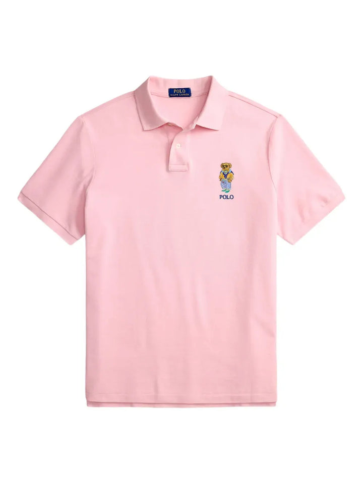 Polo Bear logo polo shirt