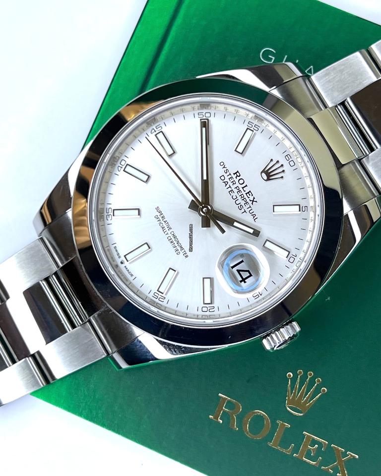Rolex | Datejust | 126300 | Steel | 41 mm | Steel | Silver (solid) | Automatic