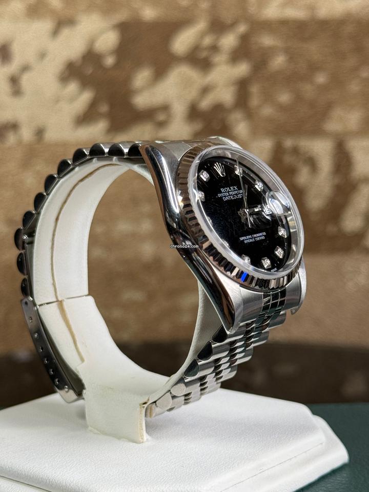 Rolex | Datejust | 16234 | Steel | 36 mm | Steel | Black | Automatic
