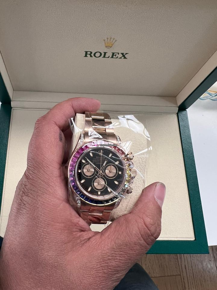 Rolex116505 116505 RAINBOW CUSTOM DIAMONDS EVEROSE