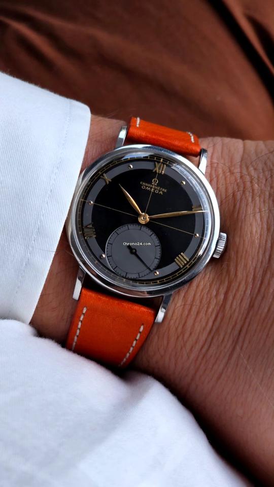 Omega Jumbo CK2366 Kal 30 T2 RG Military Chronomètre 1944 Black Dial RARE WWW DIRTY DOZEN