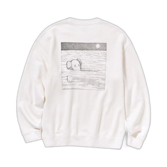 KAWS x Uniqlo Longsleeve Sweatshirt (US Sizing) Off White