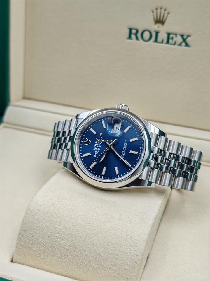 Rolex | Datejust | Rolex Datejust 36 126200 Blue Dial Jubilee New 2025 Full Set | Steel | 36 mm | Steel | Blue | Automatic