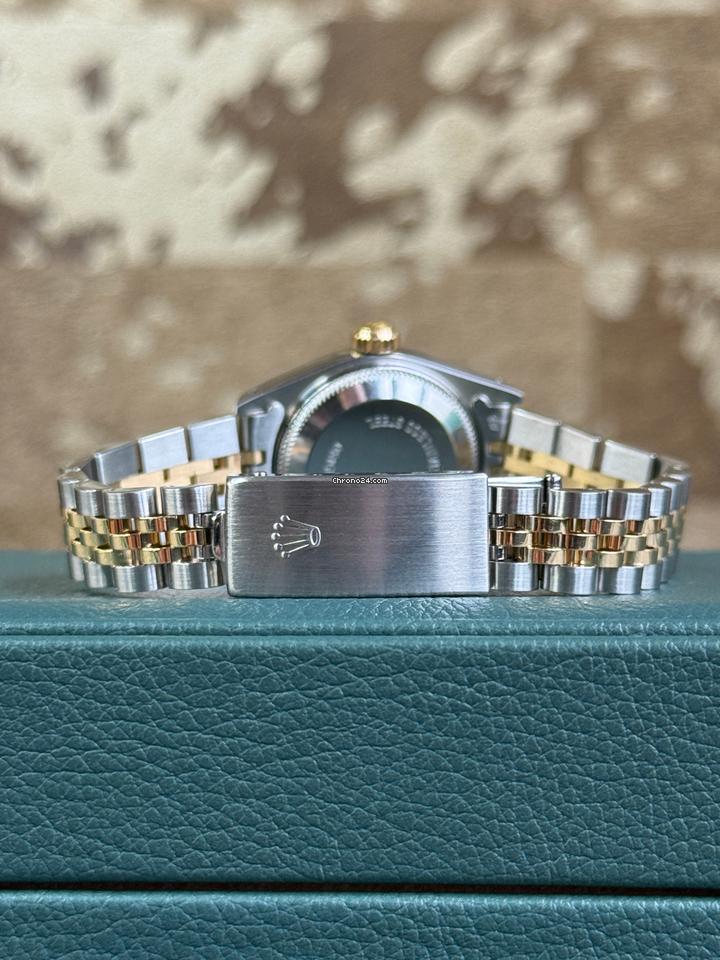 Rolex | Datejust | 69173 | Yellow gold | 26 mm | Gold/Steel | Blue | Automatic