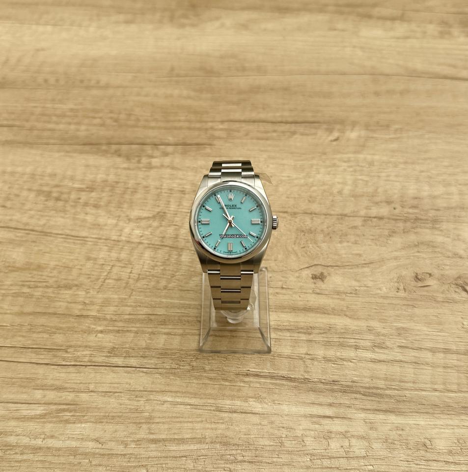 Rolex | Oyster Perpetual | 126000 | Steel | 36 mm | Steel | Turquoise | Automatic
