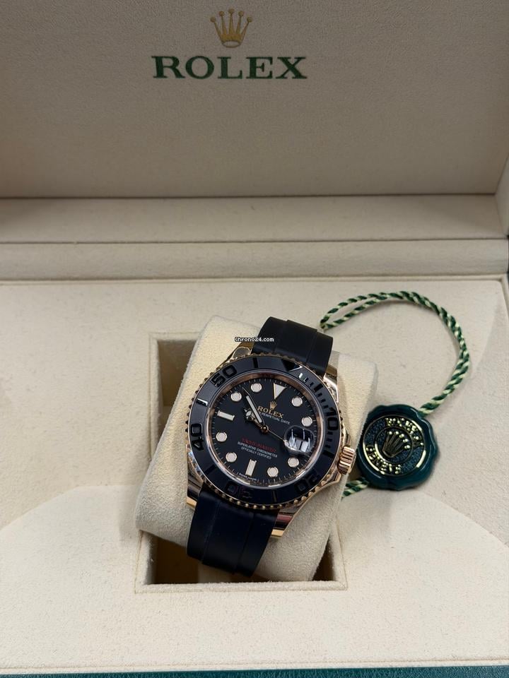 Rolex | Yacht-Master | 116655 | Rose gold | 40 mm | Rubber | Black | Automatic