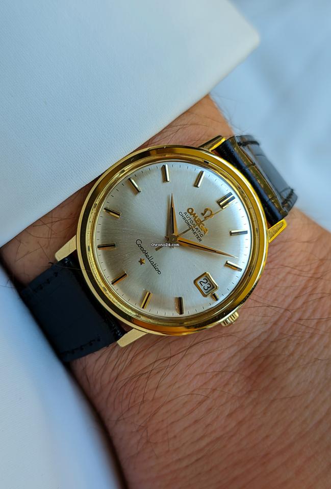Omega Constellation Onix Dial Index Jumbo Gold 18kt 0.750 Jumbo 1962