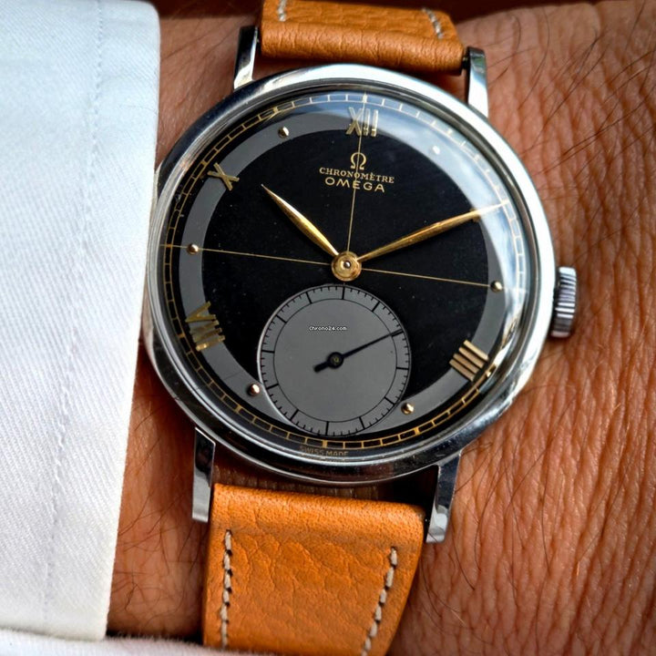 Omega Jumbo CK2366 Kal 30 T2 RG Military Chronomètre 1944 Black Dial RARE WWW DIRTY DOZEN