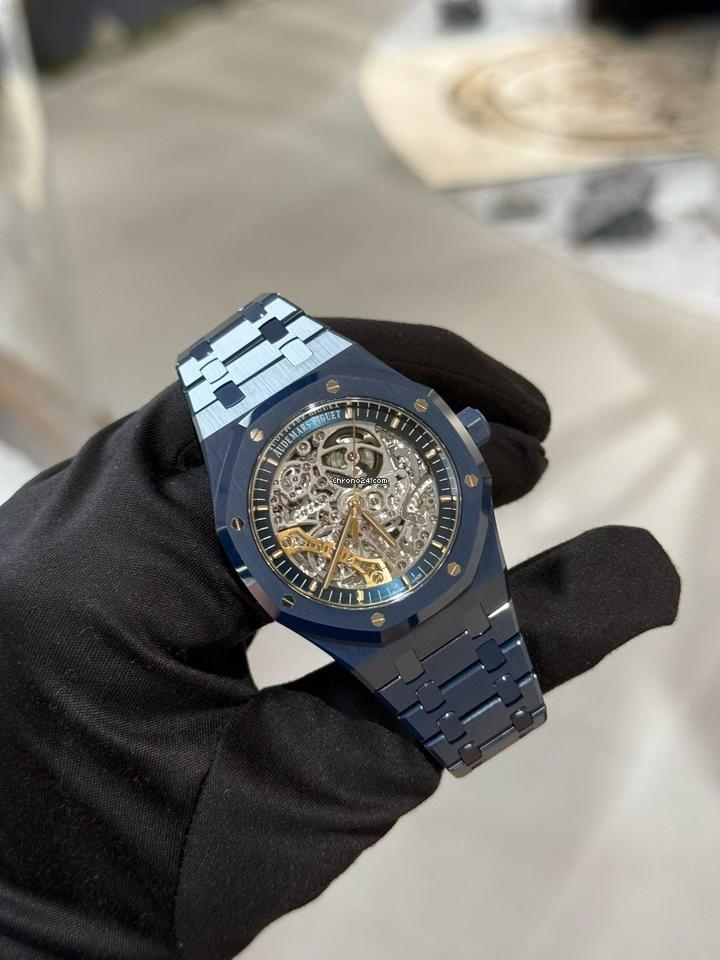 Audemars Piguet Double Balance Wheel Openworked Bleu Nuit Nuage