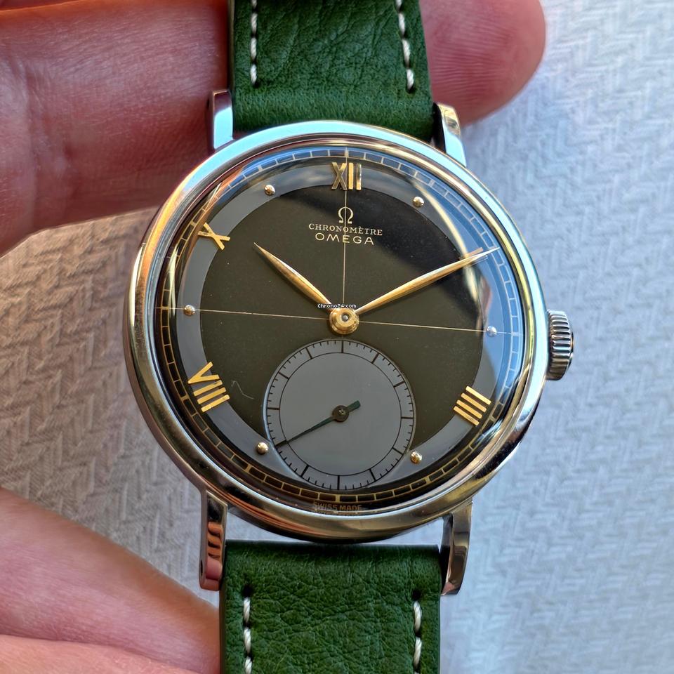 Omega Jumbo CK2366 Kal 30 T2 RG Military Chronomètre 1944 Black Dial RARE WWW DIRTY DOZEN