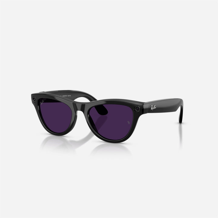 Ray-Ban Meta Skyler Shiny Black Frame Violet Lens Transition - Gen 2