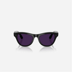 Ray-Ban Meta Skyler Shiny Black Frame Violet Lens Transition - Gen 2