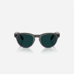 Ray-Ban Meta Headliner Shiny Asteroid Grey Frame Clear-Emerald Lens Transition - Gen 2