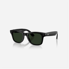 Ray-Ban Meta Wayfarer Shiny Black Frame Clear-Graphite Green Lens Transition - Gen 2