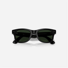 Ray-Ban Meta Wayfarer Shiny Black Frame Clear-Graphite Green Lens Transition - Gen 2