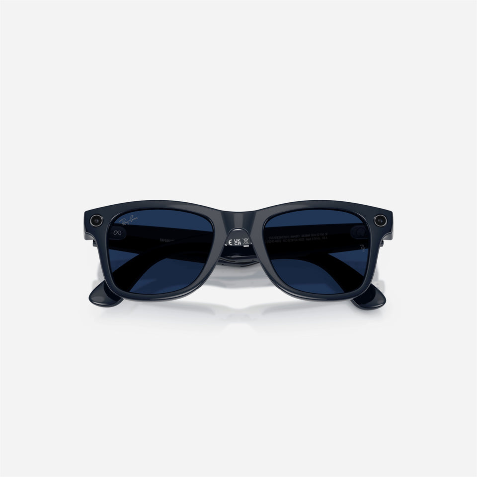 Ray-Ban Meta Wayfarer Shiny Cosmic Blue Frame Clear-Sapphire Lens Transition - Gen 2
