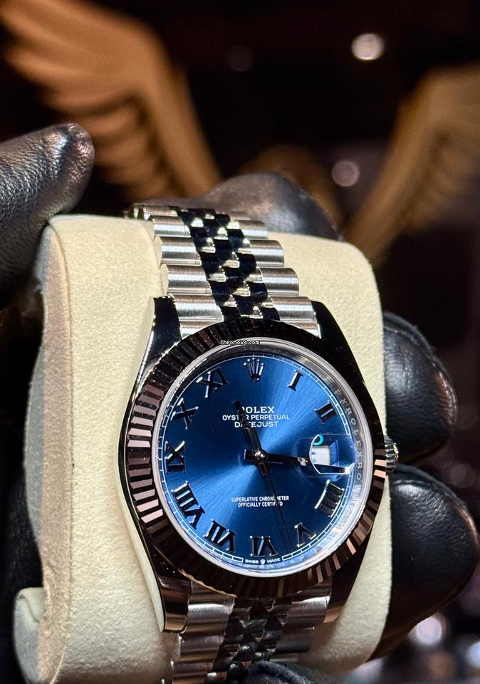 Rolex | Datejust | 126334 | Sapphire crystal | 41 mm | Steel | Blue | Automatic