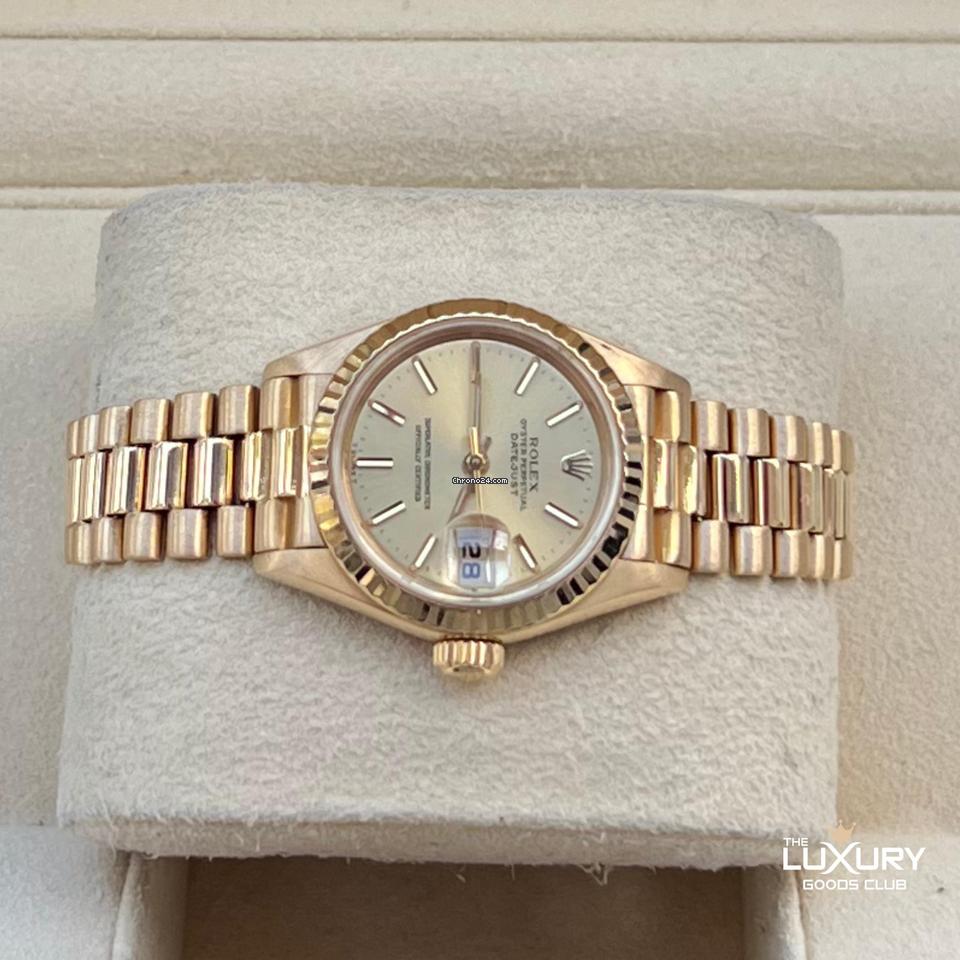 Rolex | Datejust | 69178 | Yellow gold | 26 mm | Yellow gold | Champagne | Automatic