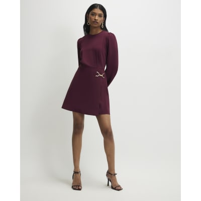 Red Mini Dress With Snaffle