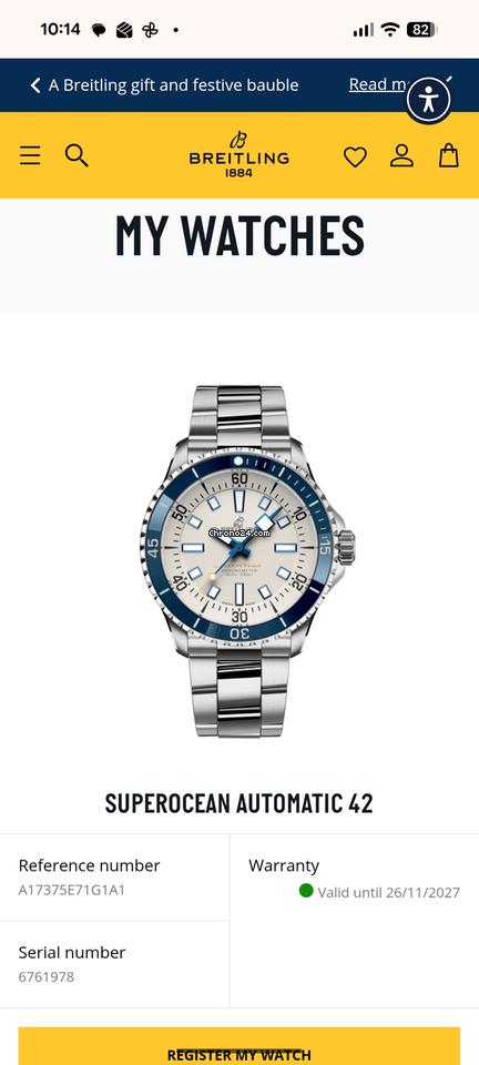 Breitling Superocean 42 Automatic 42 Brand New Full Set Warranty to November 2027