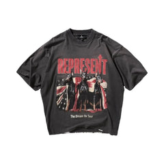 Represent Dream On Tour T-Shirt Sun Fade Grey