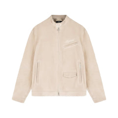 Represent Overdrive Suede Jacket Beige