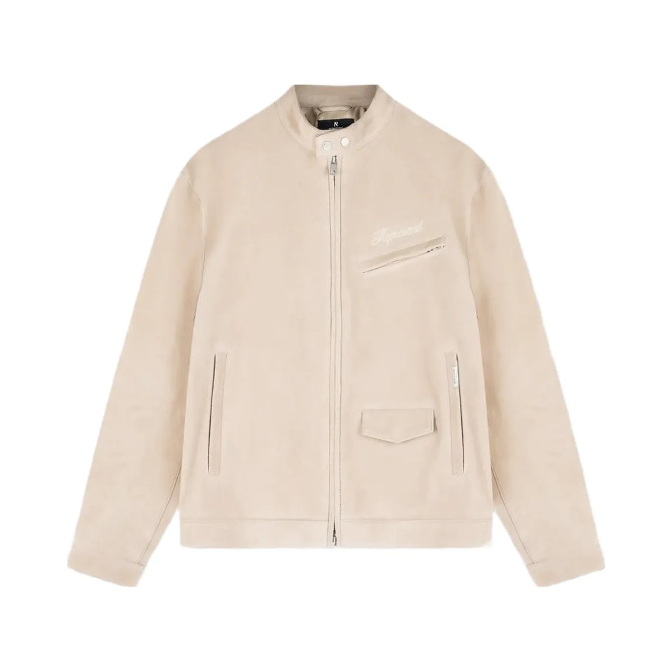 Represent Overdrive Suede Jacket Beige