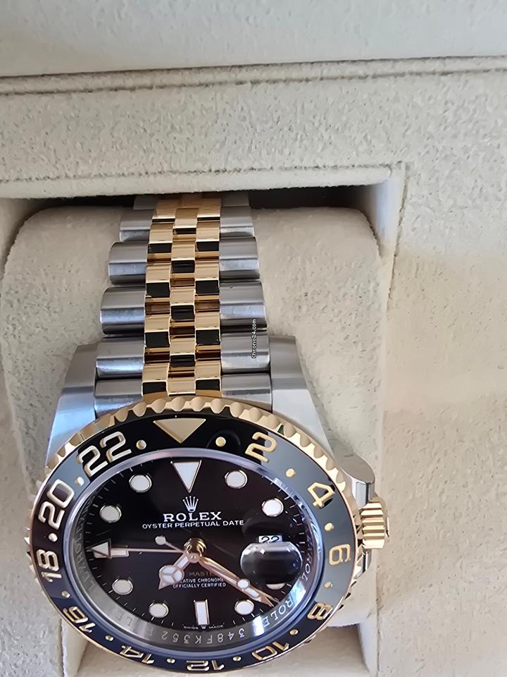 Rolex | GMT-Master II | 126713grnr | 40 mm | Gold/Steel | Automatic