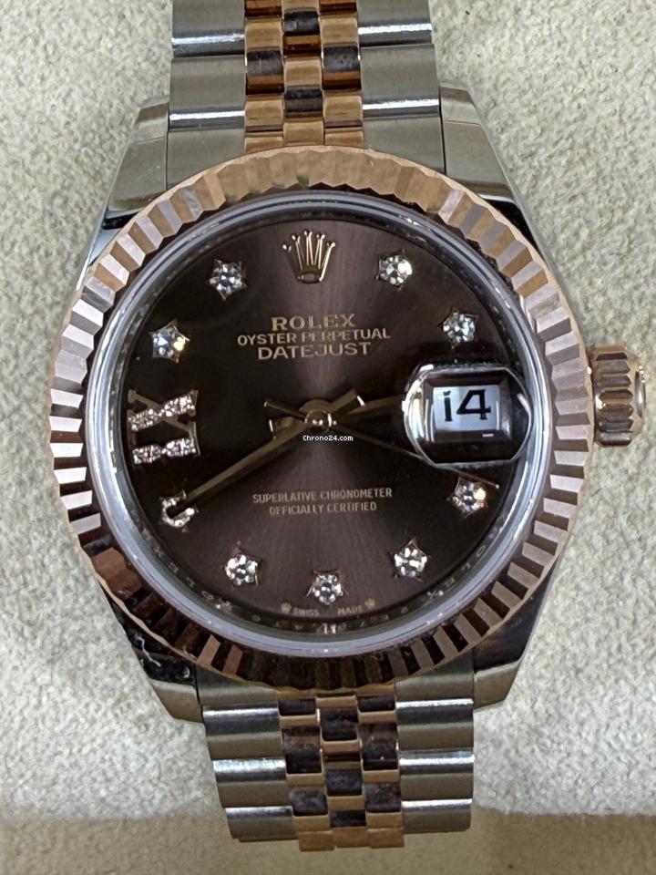 Rolex | Datejust | 279171 | 28 mm | Gold/Steel | Brown | Automatic