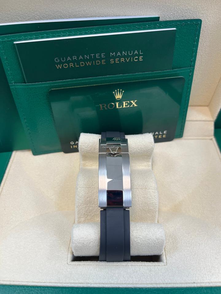 Rolex Black Cerachrom Bezel Black And Silver Diamond Dial Oysterflex Strap 126519 LN