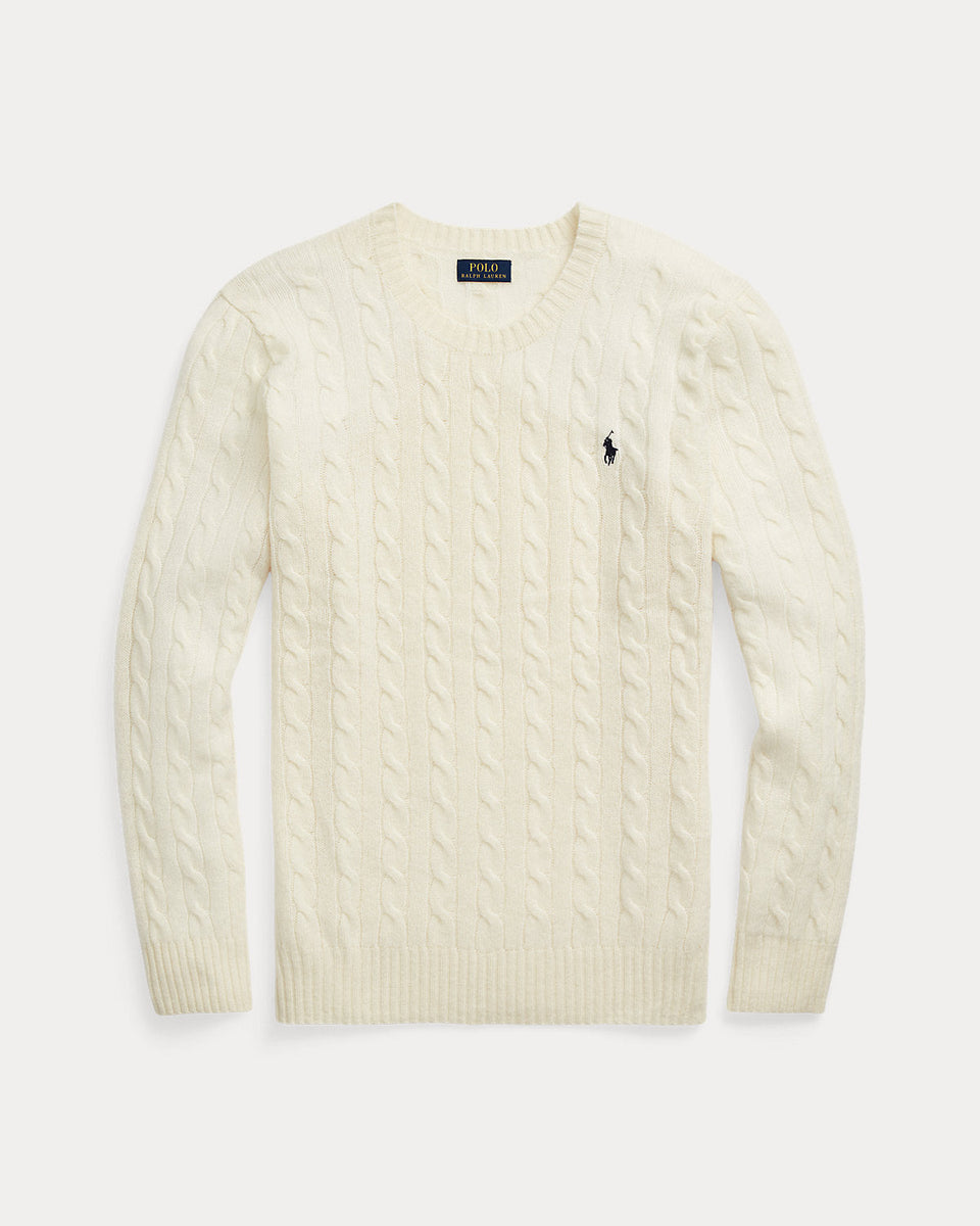 Ralph Lauren CableKnit WoolCashmere Sweater