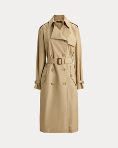 Ralph Lauren DoubleBreasted Cotton Trench Coat