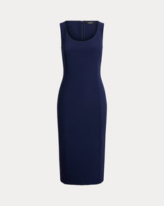Ralph Lauren Faille Sleeveless Midi Cocktail Dress
