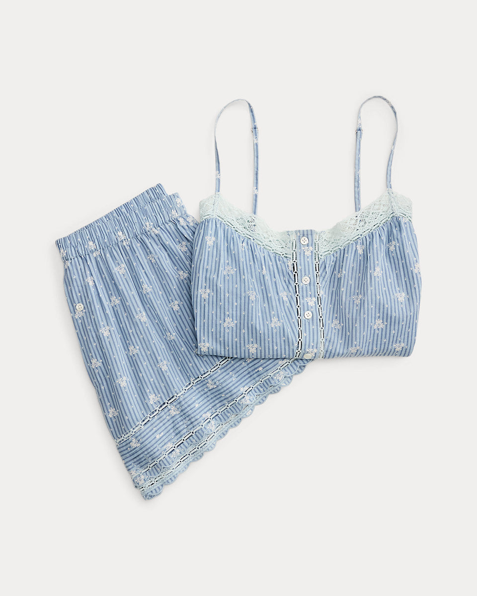 Ralph Lauren Cotton Voile Cami Short Pajama Set