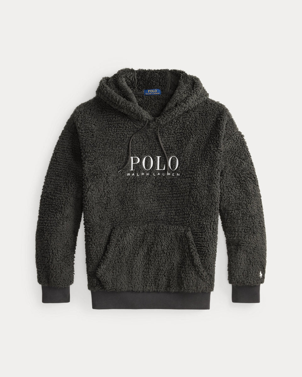 Ralph Lauren Logo Pile Fleece Hoodie